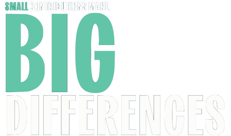 Small Contributions Make Big Differences